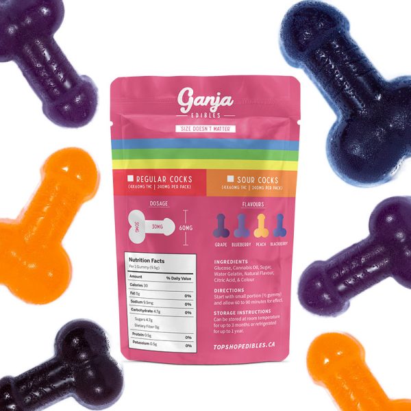 Ganja - Bag of Cocks 240mg THC - Image 2