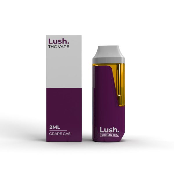 Lush Disposable THC Vape 1.8 Gram - Grape Gas