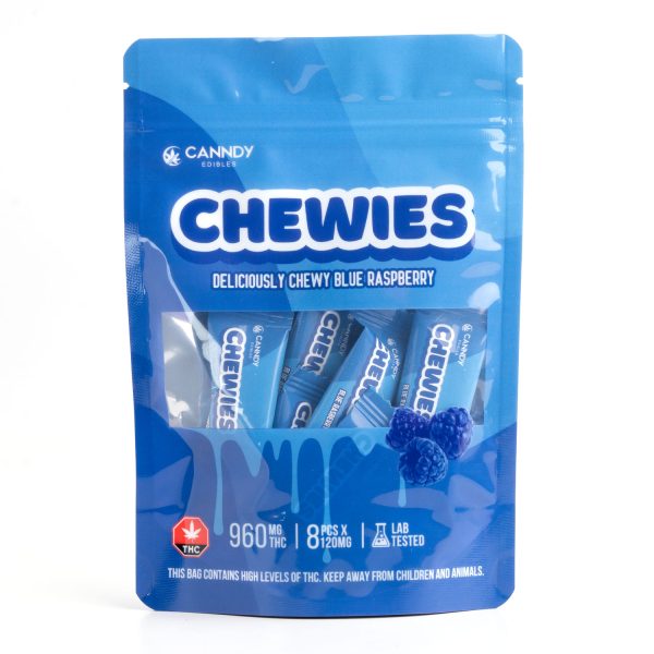 Canndy Edibles – Chewies | Blue Raspberry 960mg THC