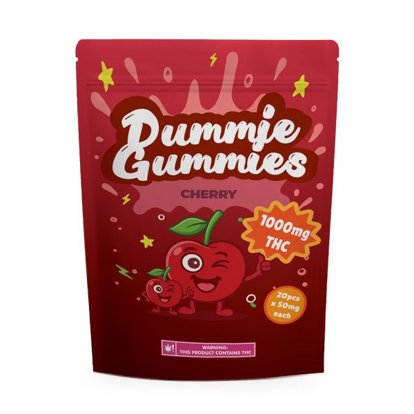 Dummie Gummies – Cherry 1000mg THC Gummies