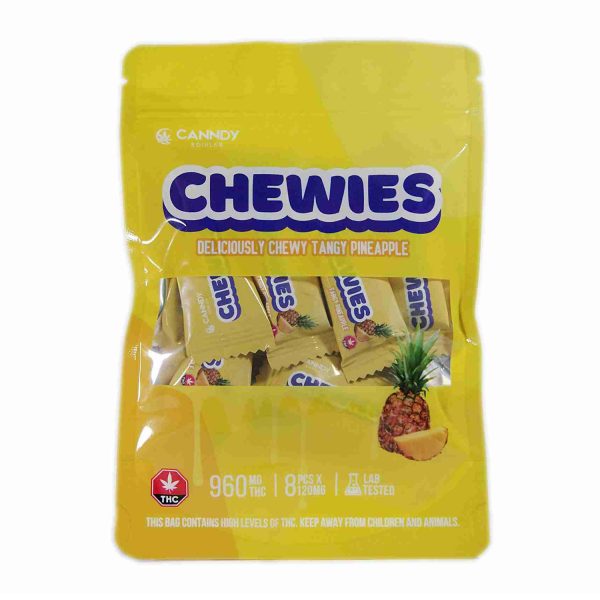 Canndy Edibles – Chewies | Pineapple 960mg THC
