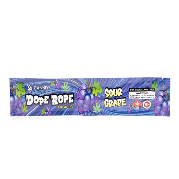 Canndy – Dope Rope Sour Grape 500mg THC