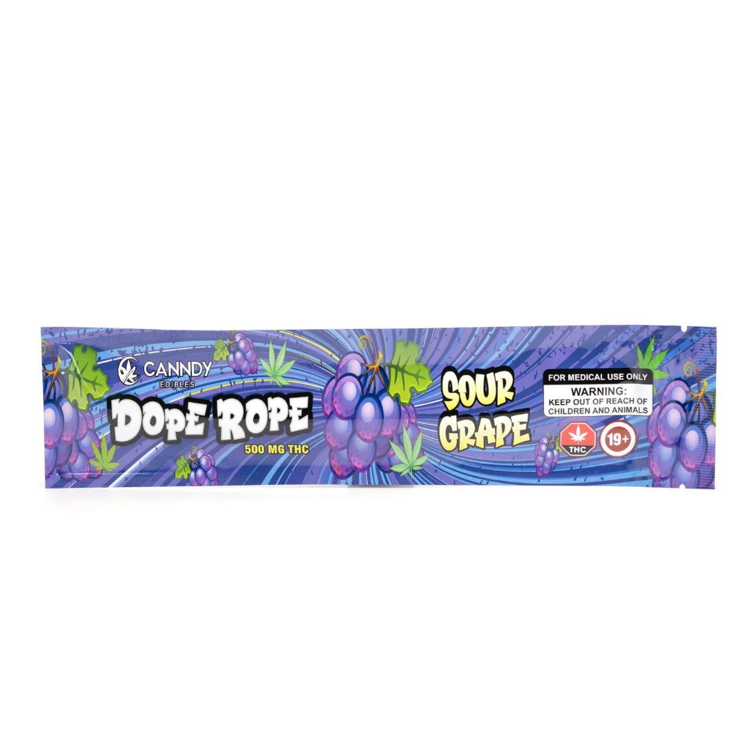 Canndy – Dope Rope Sour Grape 500mg THC
